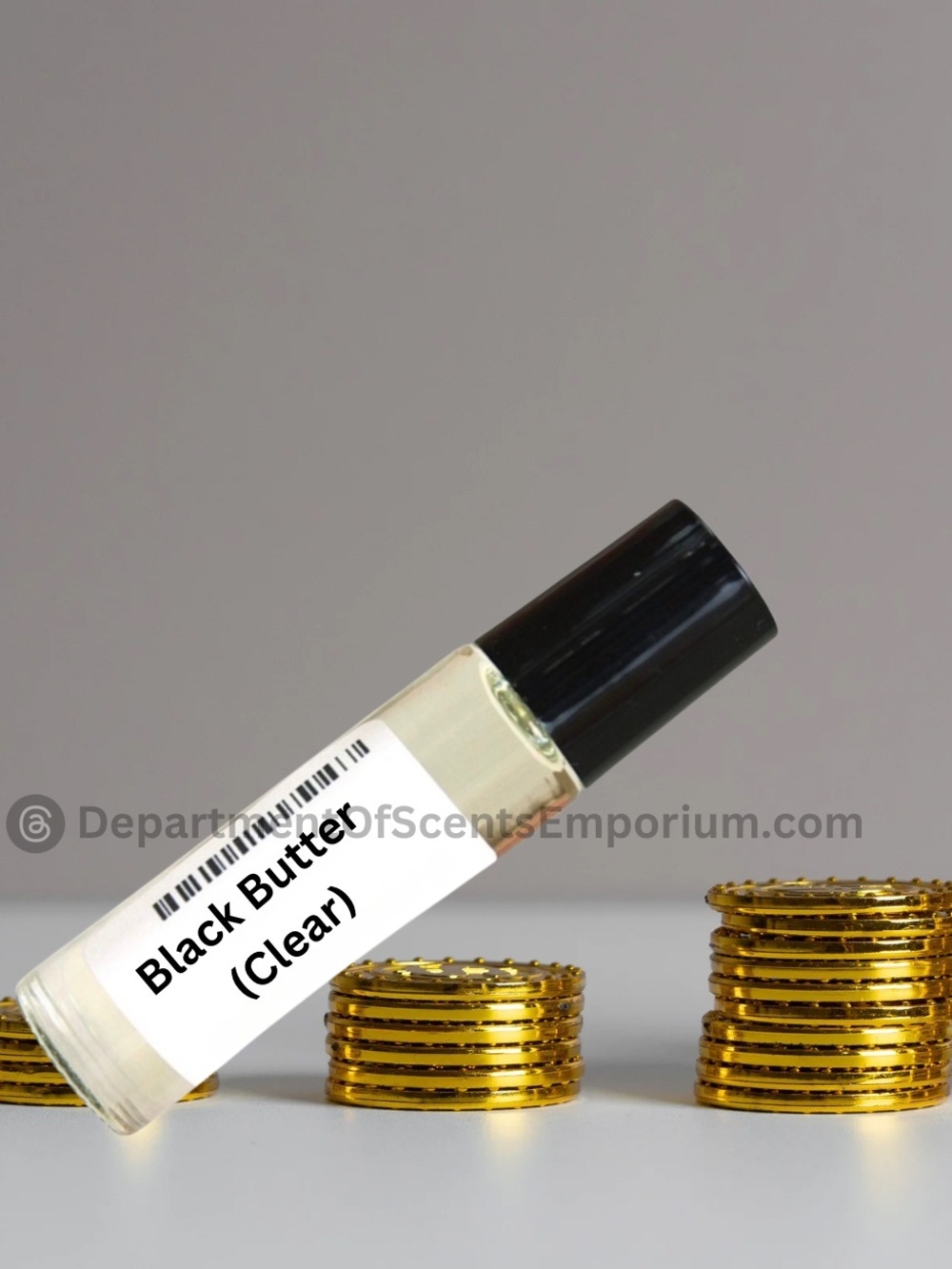 Black Butter (Clear) 1/3 Glass Roll-On Bottle